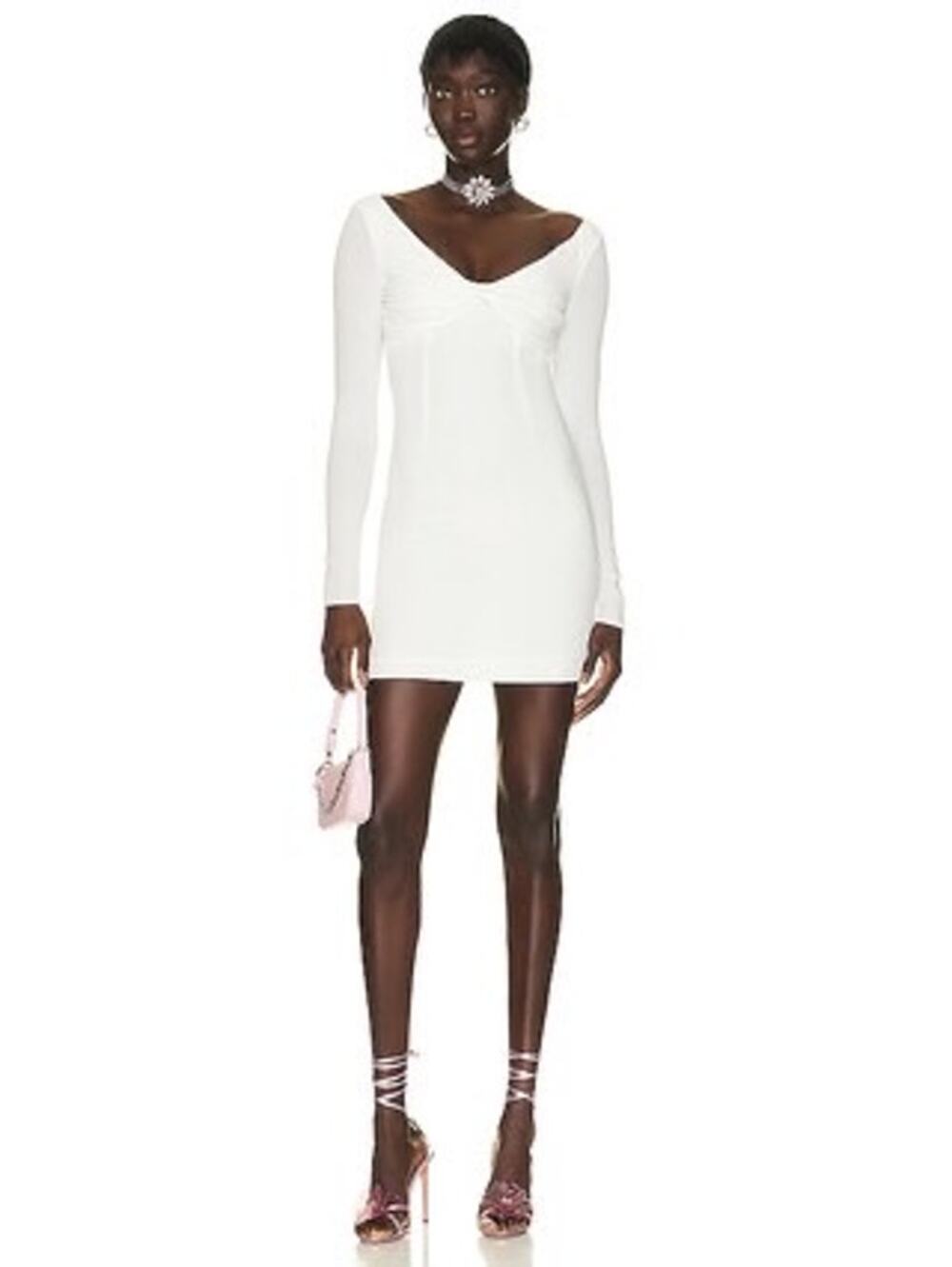 Blumarine Colorblock Back Cut Out Mini Party Dress IT 42 US 6
